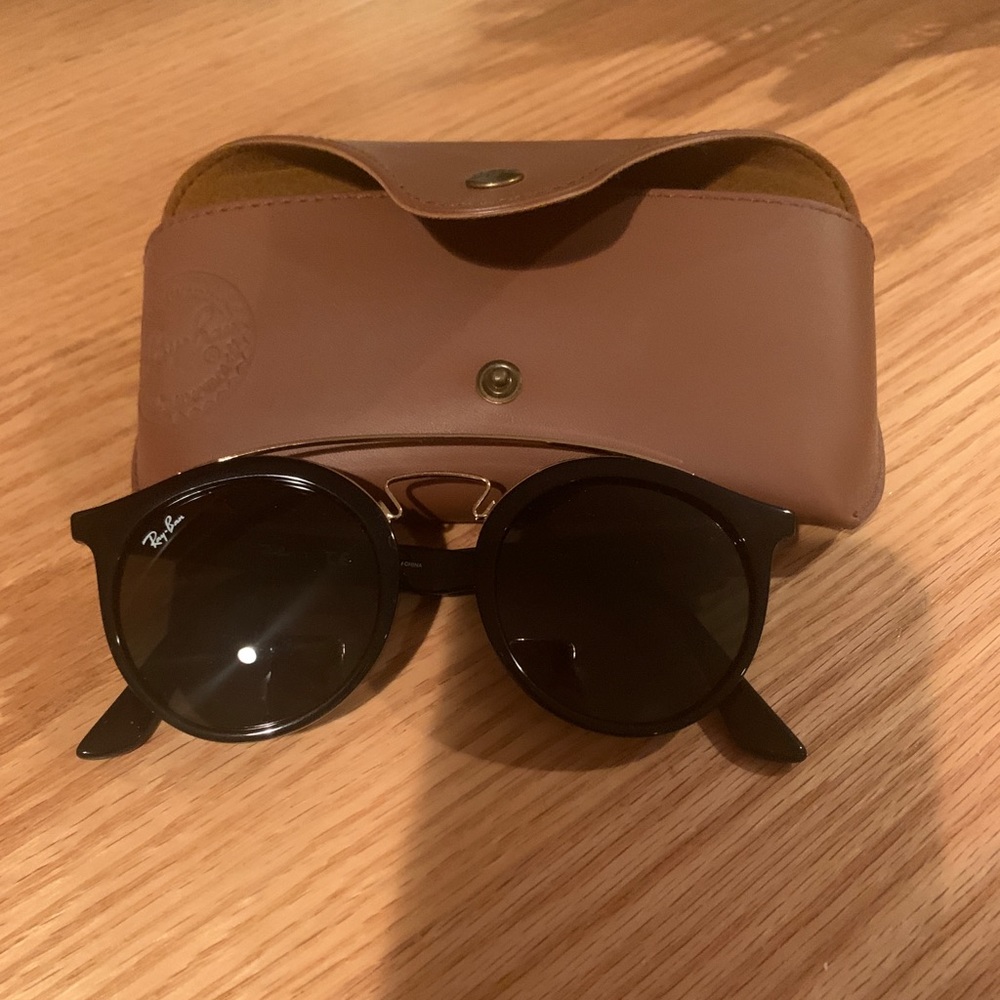Black Ray-Bans, Case Included